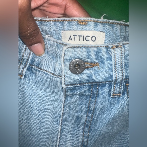 Attico Light Blue Women's Jeans size 28- Runs Small - Picture 4 of 7